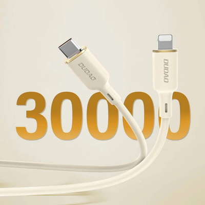 Кабел Dudao L7SE, 66W, 1,2m, беж