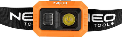 Фенер за глава NEO TOOLS со полнење, 500 lm, USB C, ЛЕД COB