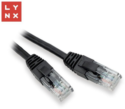 Kabllo rrjeti LYNX UTP Cat5e, 5m, PVC CCA, i zi