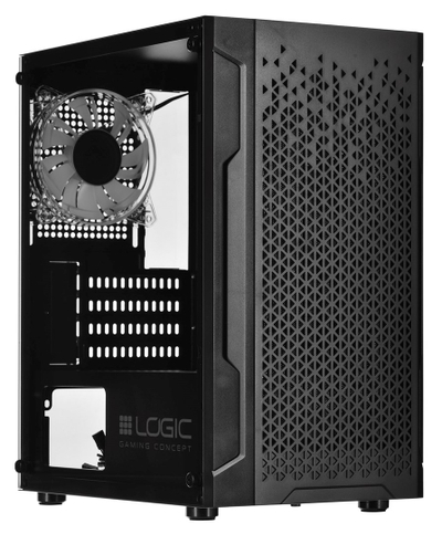 Kuti kompjuteri Logic Concept Aramis, Micro ATX, ARGB, e zezë