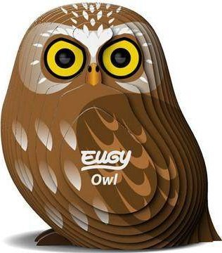 Puzzle 3D Eugy Owl, 24 pjesë, edukativ për fëmijë