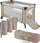 Патен кревет за деца Hanks Kids Travel Cot Simple, со тркала, беж