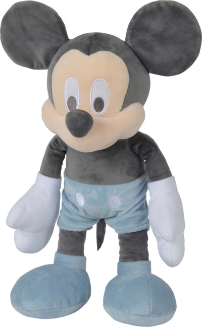 Lodër pelushi Nicotoy Disney Mickey Mouse, 35 cm, gri me blu