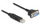 Adapter USB 2.0 në RS-232 Delock, 0.5m, i zi