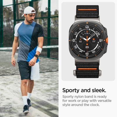 Rrip ore Spigen DuraPro Flex për Samsung Galaxy Watch Ultra, i zi