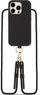 Mbajtëse telefoni për iPhone 15 Pro Max, me lanyard, 2 në 1 MagSafe, e zezë