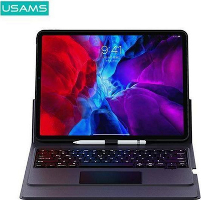 Mbrojtëse e tabletit Usams me tastierë për iPad 9.7 ", e zezë