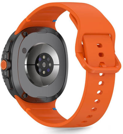 Rryp ore Tech-Protect Silicone për Samsung Galaxy Watch 8 Classic, 40 44 46mm, portokalli