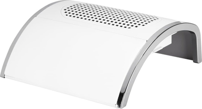 Kolektor pluhuri për manikyr, 80W, 2 ventilatorë, i bardhë