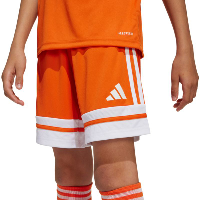 Детски фудбалски шорц adidas Squadra 25 Jr, Aeroready, рециклиран полиестер, црни