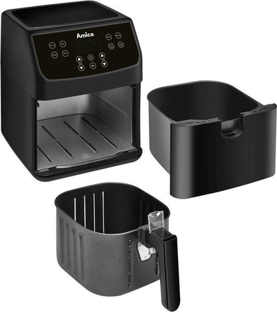 Fritezë me ajër Amica AFM 4011, pa vaj, 1400W, e zezë