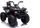 ATV elektrik për fëmijë SpeedPro, 2 motorë, 2 bateri, i zi