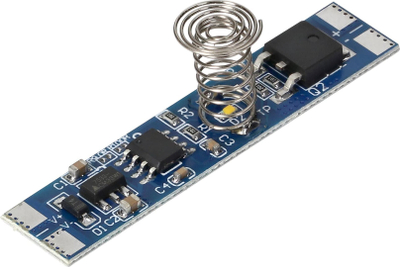 Çelës dimmer me prekje për shirita LED, 8A, IP20, i bardhë