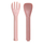Set lugë pirunë për fëmijë b.box Compact, 2 copë, plastikë PP, Horizon