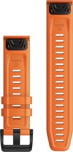 Rrip ore Garmin QuickFit 22mm, silikon, portokalli