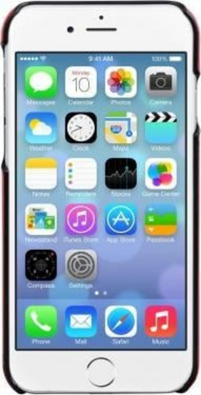 Mbulesë telefoni dbramante London iPhone 8 7 6 SE 2020, Red Lava, e kuqe