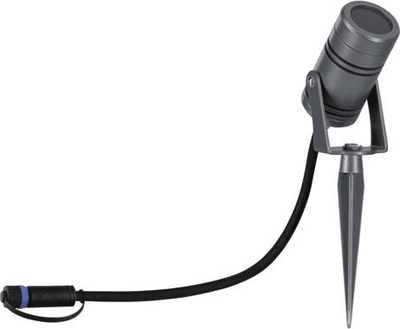 Prozhektor i jashtëm Paulmann Plug &amp; Shine, 12W, IP65 3000K, gri alumin