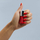 Llak thonjsh Semilac Nail Lacquer 120 Neon Red, klasik, 9 ml, i kuq neon