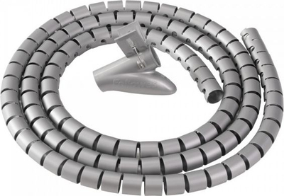 Organizer kabllosh Fellowes Cable Spiral, 2 m, diametër 2 cm, gri