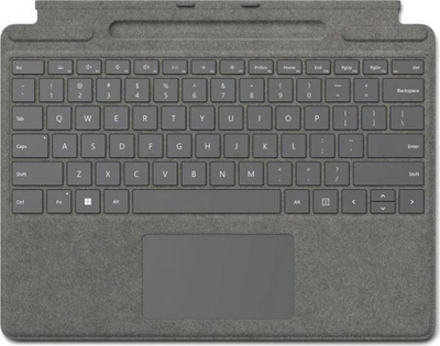Tastierë Microsoft Surface Pro Signature, Alcantara, me hapësirë për Pen, gri