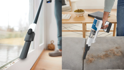 Fshesë me korrent Shark BU1120DE, pa kabllo, me FloorDetect dhe Powerfins Plus, gri