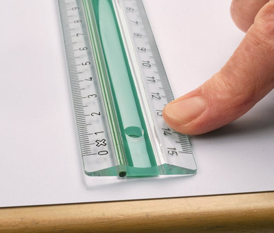 Rigor Linex 20 cm, plastik, transparente