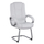 Karrige Sora me mbulesë PU 63x67x112cm (HM1144.02), bardhë