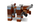 Set lodër Minecraft The Pillager Outpost and Ravager, interaktiv, me figurina aksioni, shumëngjyrësh