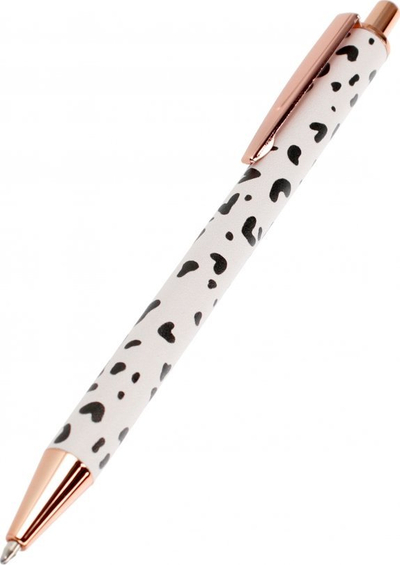 Stilolaps automatik metalik STARPAK Dalmatian B&amp;W 502015, majë topth, bardh e zi