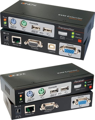 Switch KVM Lindy Ca5 Extend Combo 39378, USB PS/2, VGA, i zi