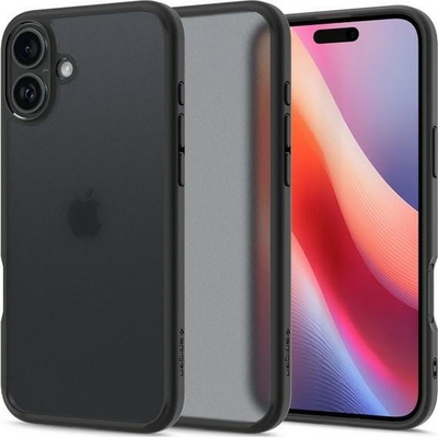 Kapak telefoni Spigen Ultra Hybrid, 6.1", i tejdukshëm, i zi