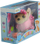 Lodër qen pelushi Plush Dog, interaktiv me litar, set me gjerra, rozë