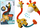 Lодка за бања Yellow Giraffe, фонтана за вода, за деца, жолта