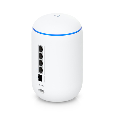 Router pa fijë Ubiquiti Dream 7, WiFi 7, Tri-band 2.4 5 6 GHz, i bardhë