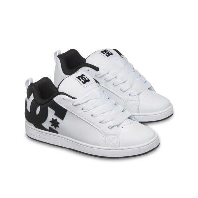 Atlete DC Shoes Court Graffik, skate, bardh e zi