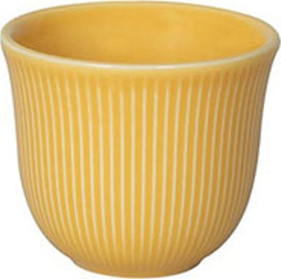 Filxhan Loveramics Brewers Tumbler, 80 ml, porcelan me reliev, i verdhë