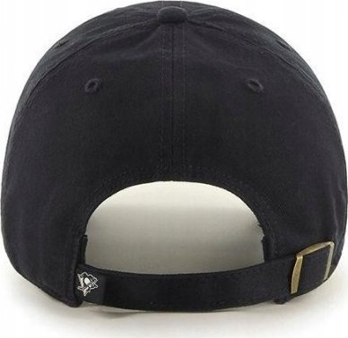 Kapele bejsbolli 47 Brand NHL Pittsburgh Penguins Clean Up, e rregullueshme, me logo të qëndisur, e zezë