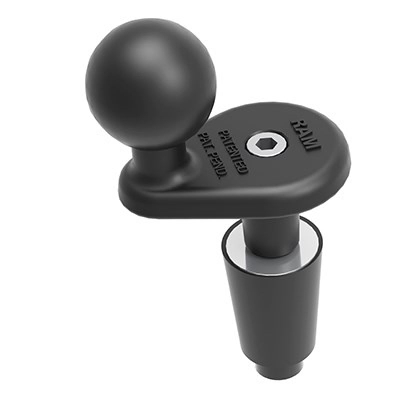 Bazë montimi moto RAM MOUNT RAM-B-342U, kokë topi 1", alumini, e zezë