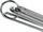 Set gotash matëse kuzhine çelik inox, 4 copë, 60–250 ml, argjendtë