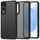 Футрола Tech-Protect Magmat за Samsung Galaxy S25 Edge, TPU и поликарбонат, полупроѕирна, црна мат