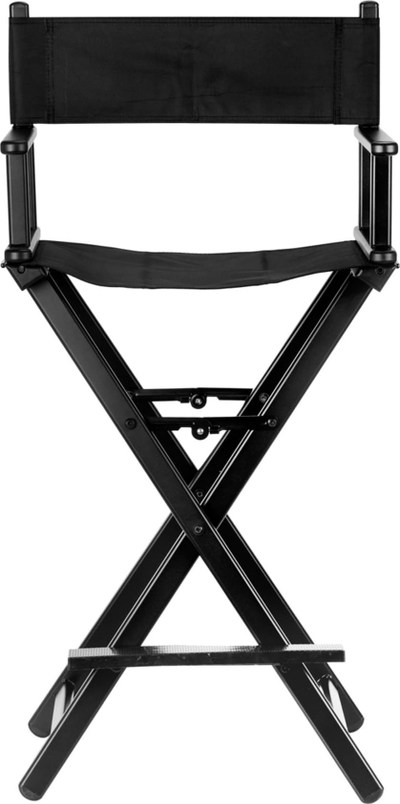 Стол за шминкање Black Aluminum, лесен алуминиум, преклопен, црн