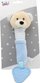 Вибрирачка играчка Тулило Теди мечка, 17cm, за новороденчиња, сина