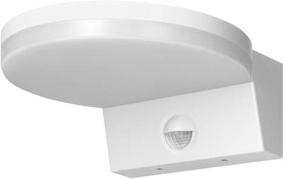 Aplike kopshti Adviti Aspen LED, 15W, sensor lëvizjeje PIR, e bardhë