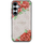 Mbulesë telefoni Guess 4G Flowers Print për Samsung Galaxy S25, lëkurë eko, MagSafe, rozë
