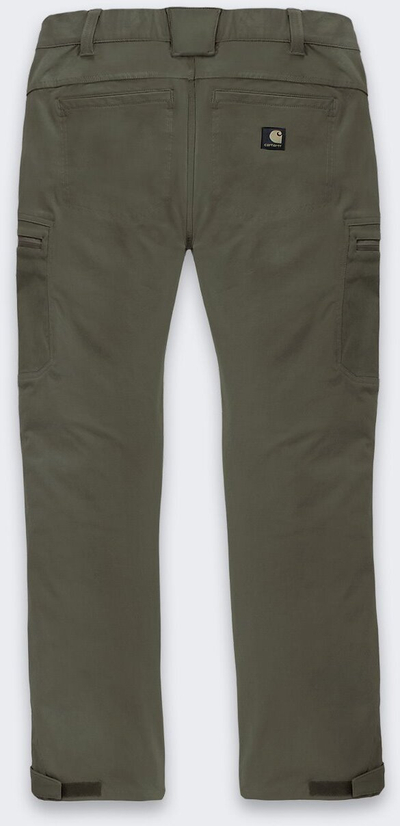 Панталони Carhartt Relaxed Tapered Mid Tier, најлон Rugged Flex, W36 L36, маслинаста боја
