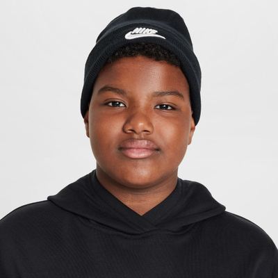 Kapelë thurje Nike Peak unisex, leshi, një madhësi, e zezë