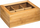 Kuti çaji 5Five Bamboo Divided Tea Box, 6 ndarje, bambu, kafe