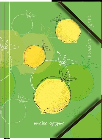 Dosje kartoni Tetis, A4, me gomë në qoshe, set 6 copë, dizajn lemon
