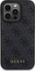 Set aksesore Guess 4G Metal Logo për iPhone 14 Pro, kuti telefoni, powerbank 5000mAh, i zi