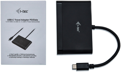 Përshtatës i-tec USB C HDMI Power Delivery 1x HDMI 4K 2x USB 3.0 1x USB C PD / Data